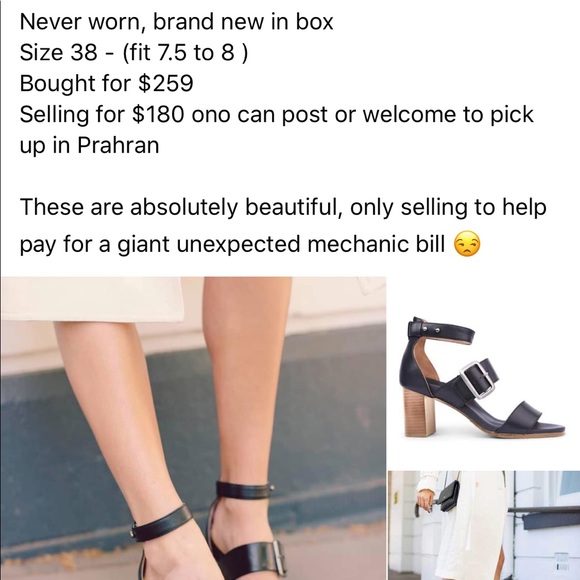 Bared heels brand new in box size 38 - Picture 4 of 4